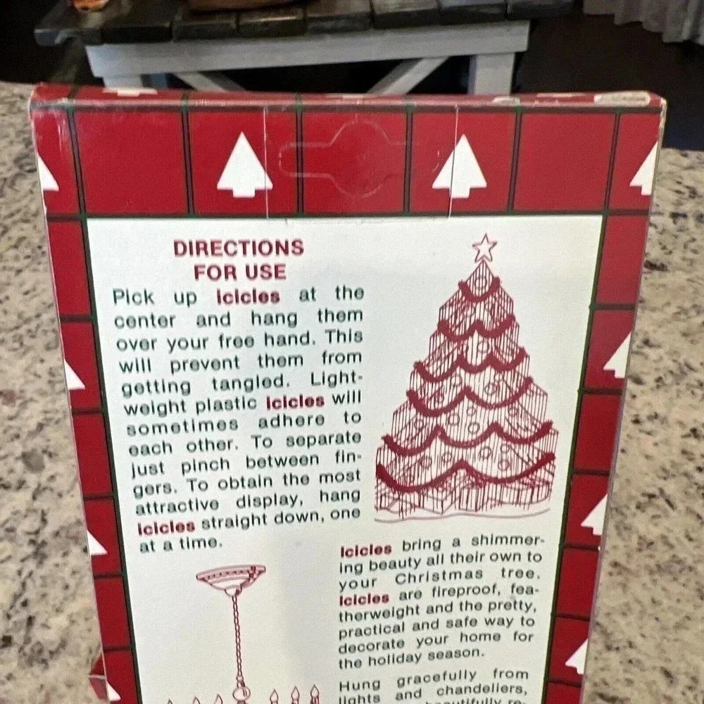 Lot Of 2 Boxes 1965 Vintage Rauch Industries Tinsel Icicles New Unopened Sealed